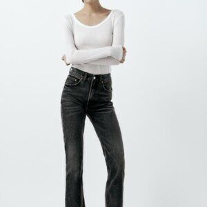 Zara TRF Straight Leg Jeans